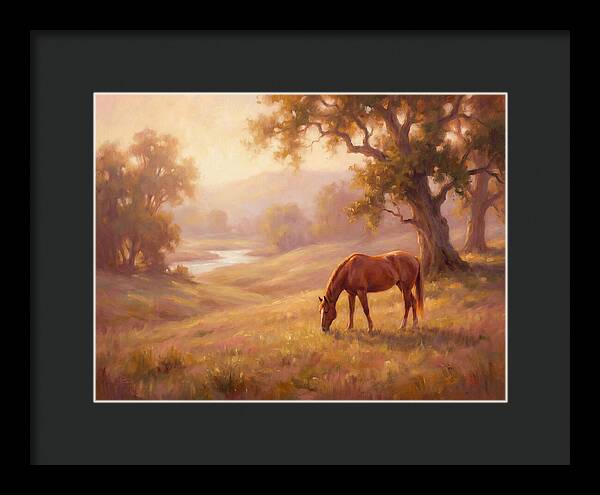 Horse In Tranquil Landscape