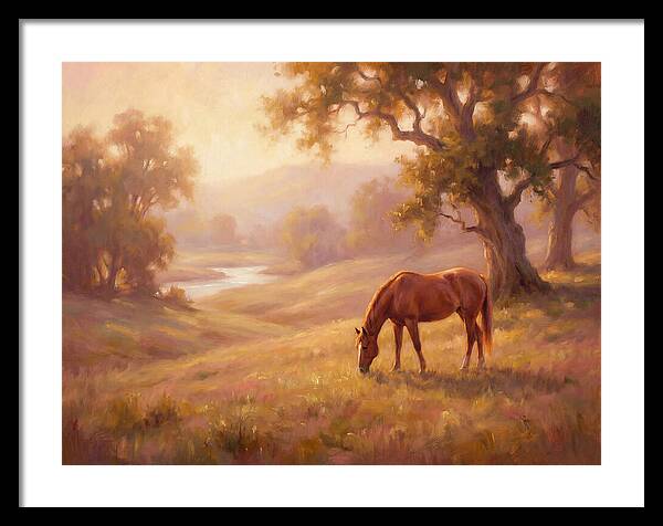 Horse In Tranquil Landscape
