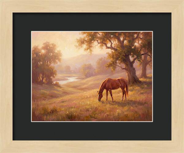 Horse In Tranquil Landscape
