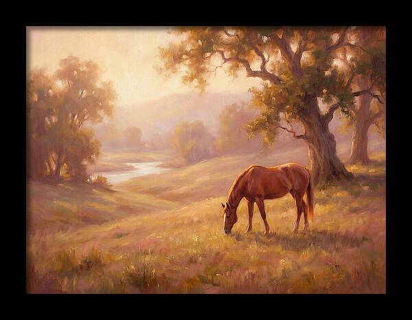 Horse In Tranquil Landscape