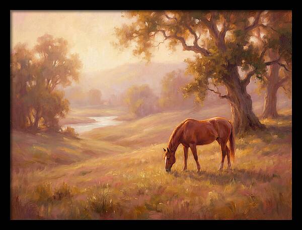 Horse In Tranquil Landscape