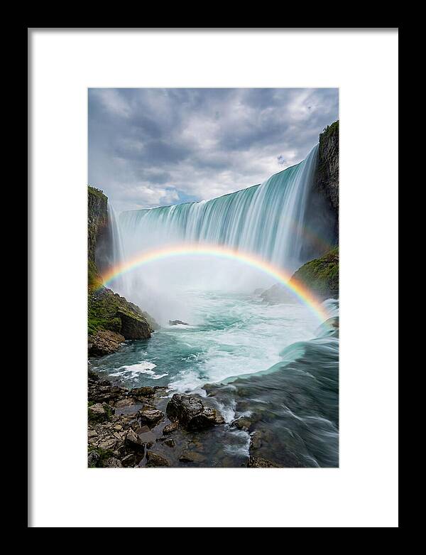 Horseshoe Falls Under Rainbow