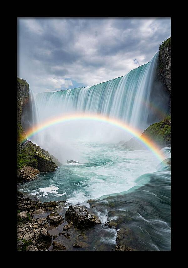 Horseshoe Falls Under Rainbow
