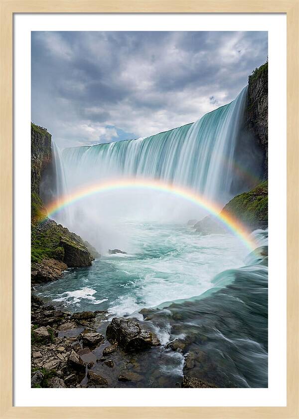 Horseshoe Falls Under Rainbow