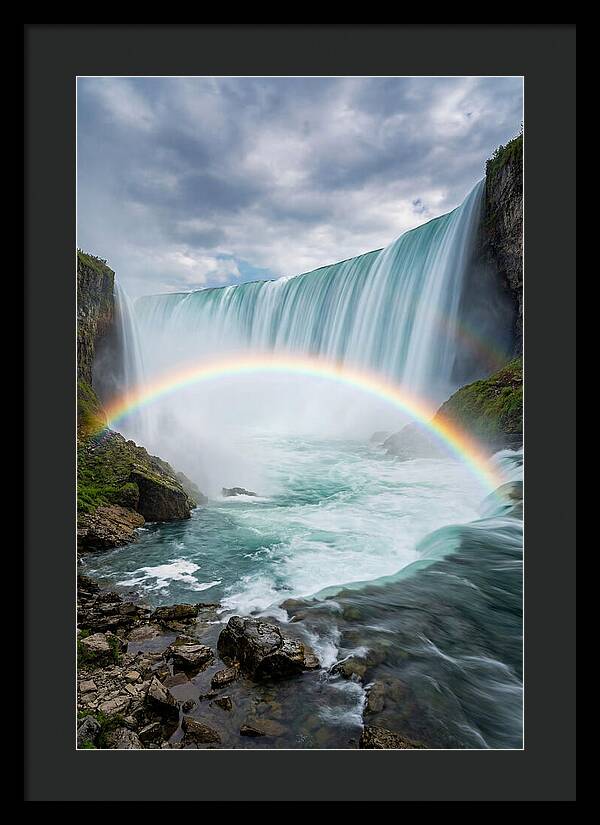 Horseshoe Falls Under Rainbow