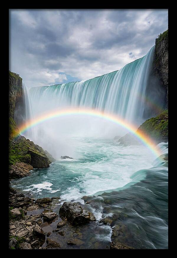 Horseshoe Falls Under Rainbow