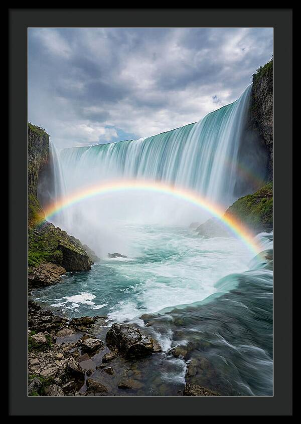 Horseshoe Falls Under Rainbow
