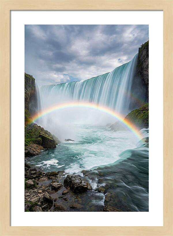 Horseshoe Falls Under Rainbow
