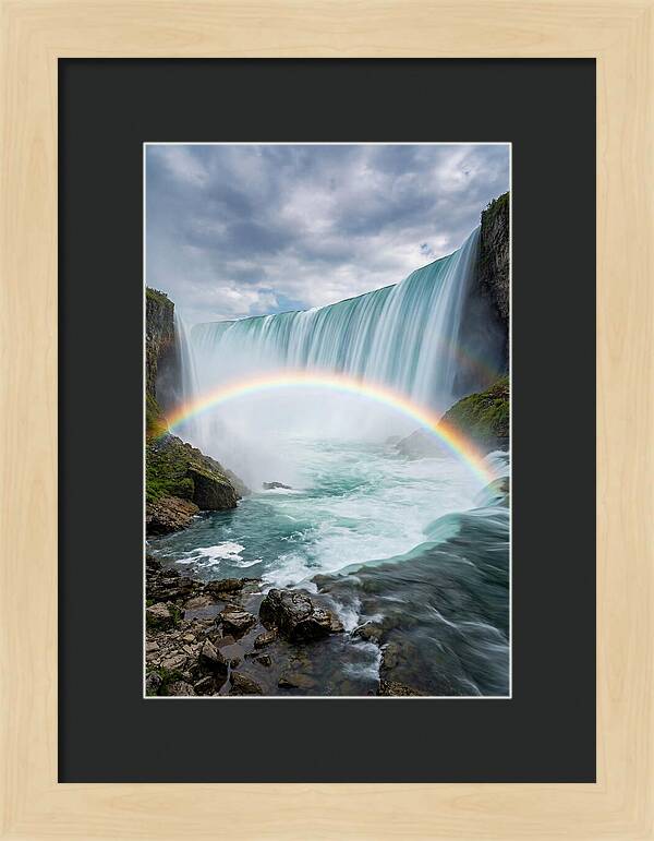 Horseshoe Falls Under Rainbow