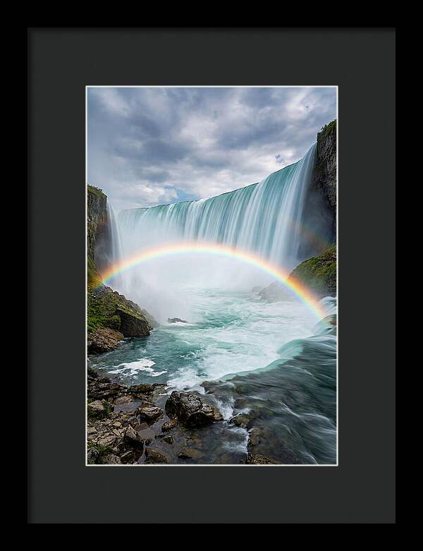 Horseshoe Falls Under Rainbow