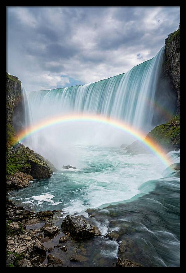 Horseshoe Falls Under Rainbow