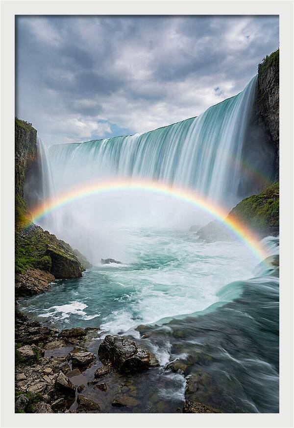 Horseshoe Falls Under Rainbow