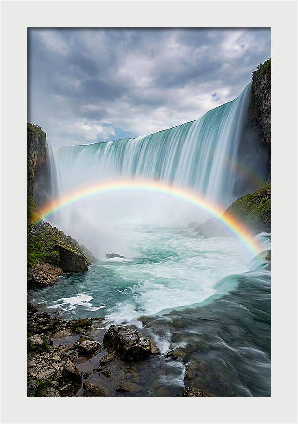 Horseshoe Falls Under Rainbow