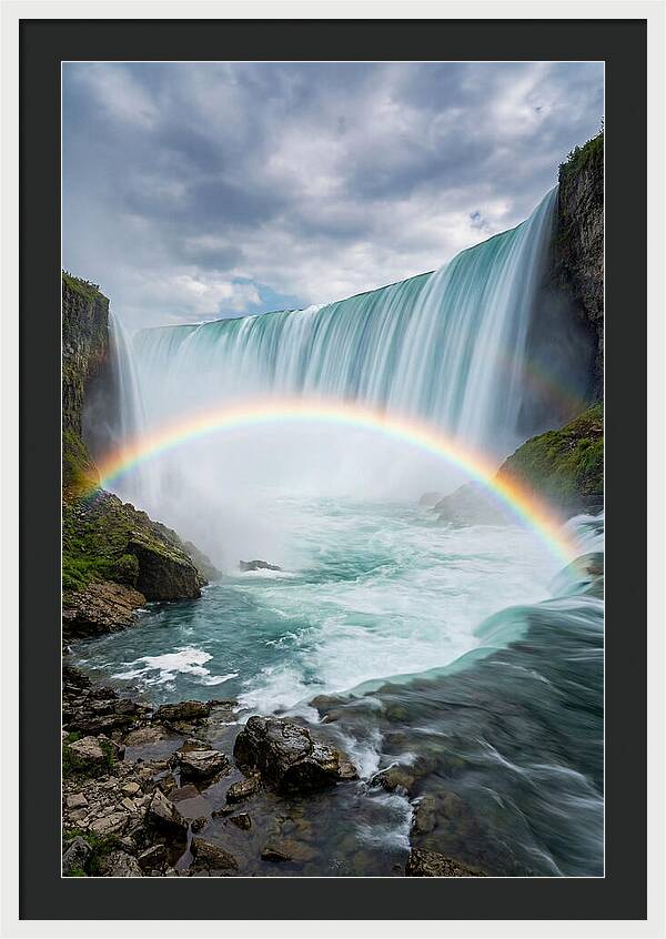Horseshoe Falls Under Rainbow