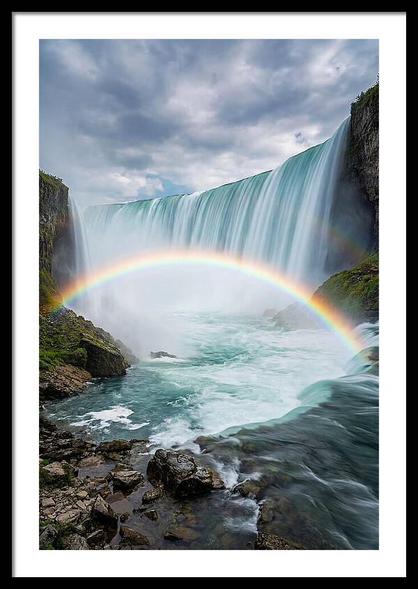 Horseshoe Falls Under Rainbow