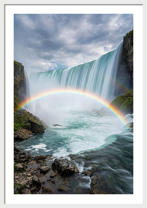 Horseshoe Falls Under Rainbow