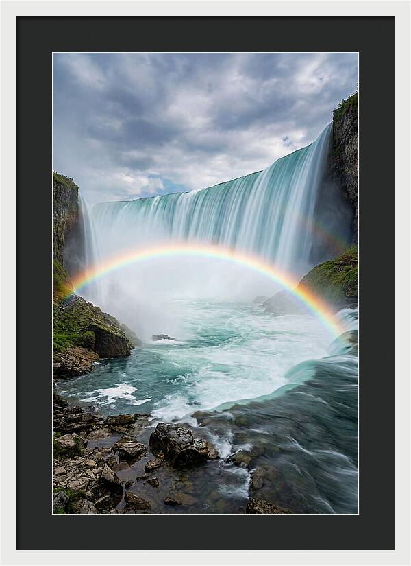 Horseshoe Falls Under Rainbow