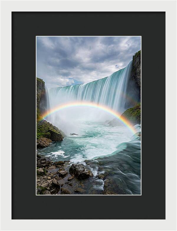 Horseshoe Falls Under Rainbow