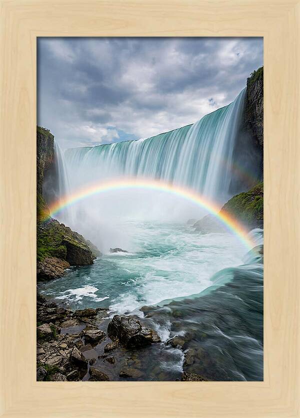 Horseshoe Falls Under Rainbow