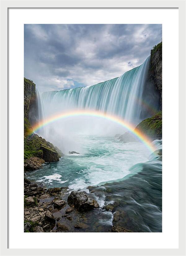 Horseshoe Falls Under Rainbow