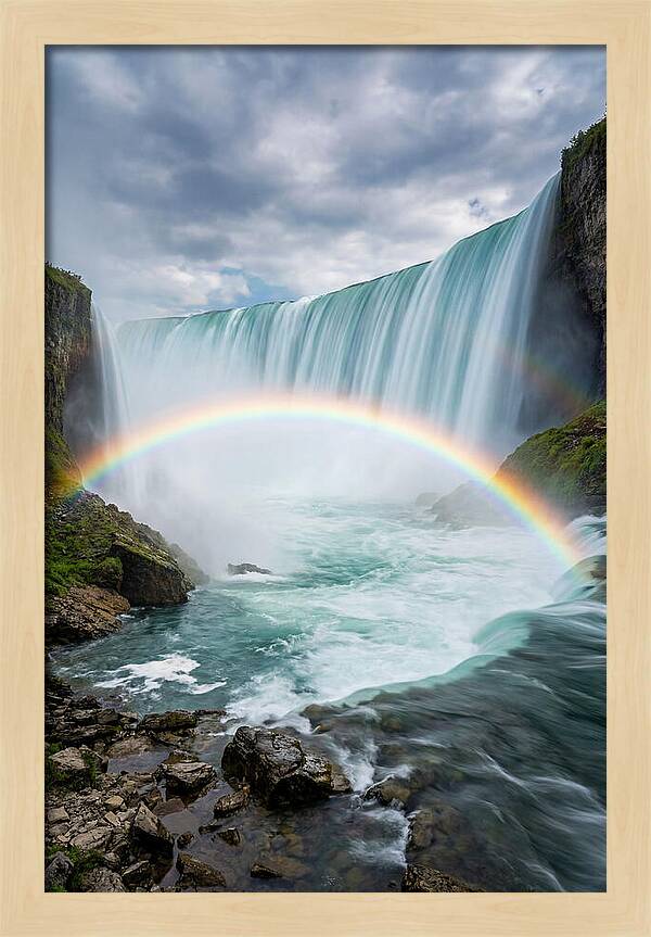 Horseshoe Falls Under Rainbow