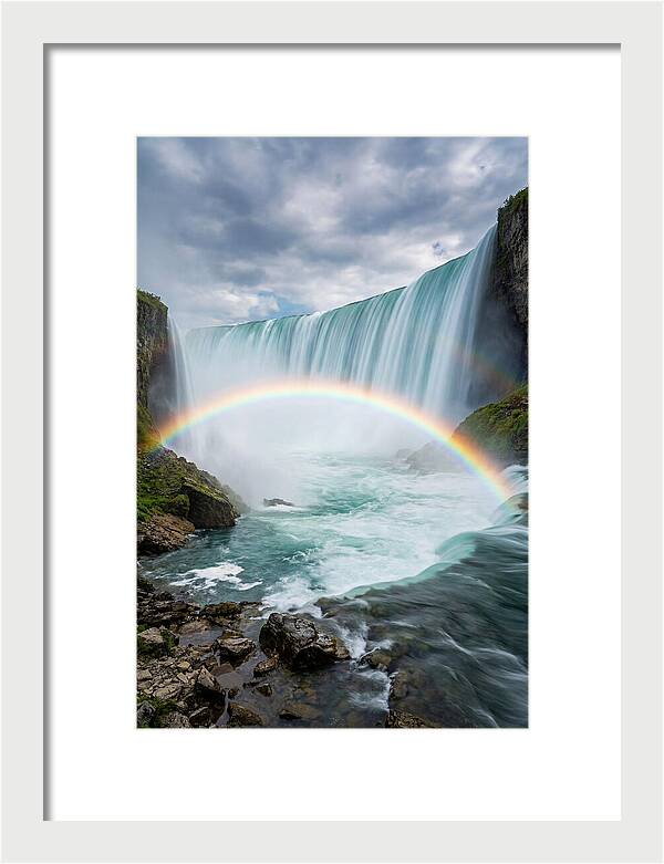 Horseshoe Falls Under Rainbow