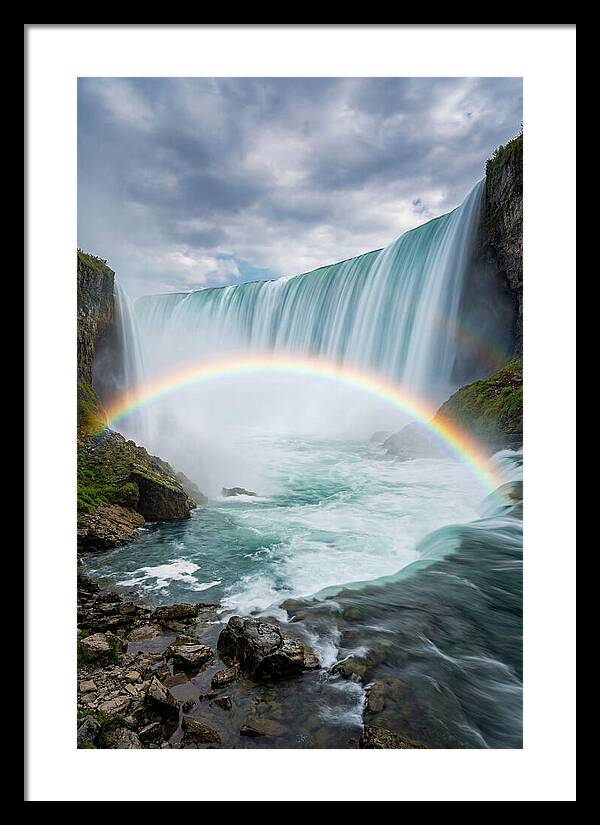 Horseshoe Falls Under Rainbow