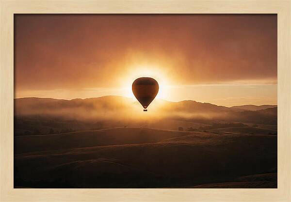 Hot Air Balloon At Dawn