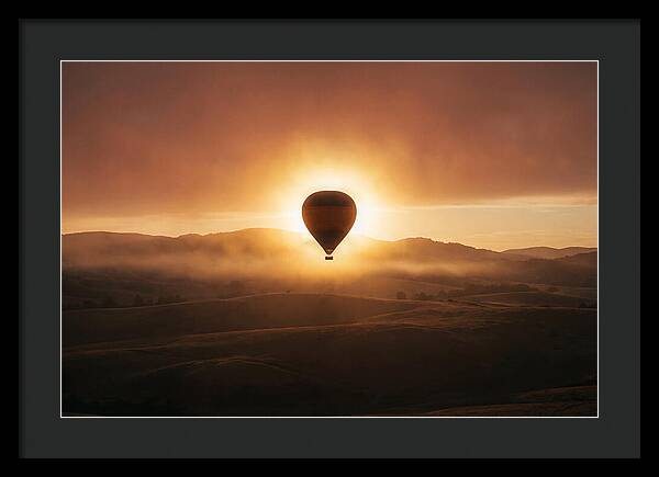 Hot Air Balloon At Dawn