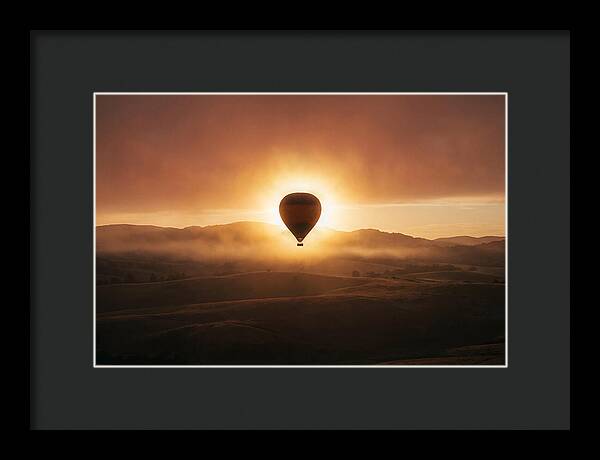 Hot Air Balloon At Dawn