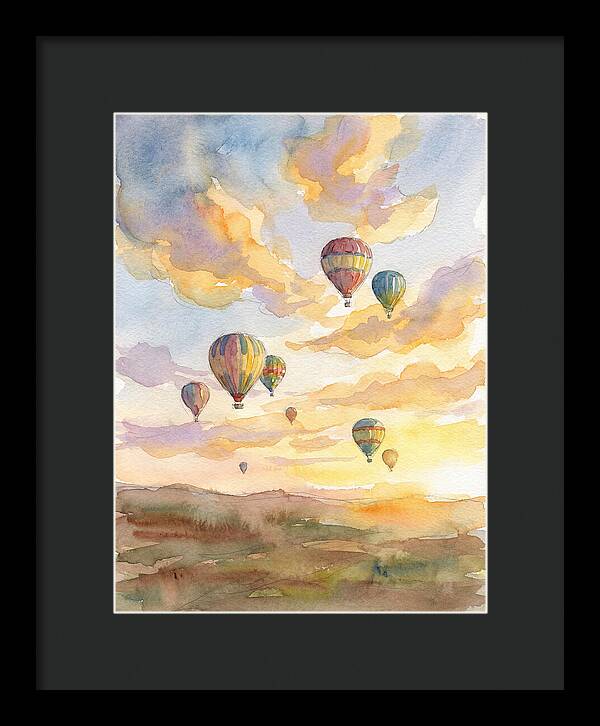 Hot Air Balloons At Dusk
