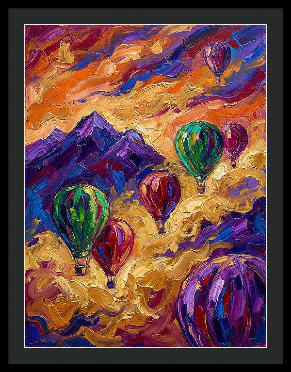 Hot Air Balloons In The Sky