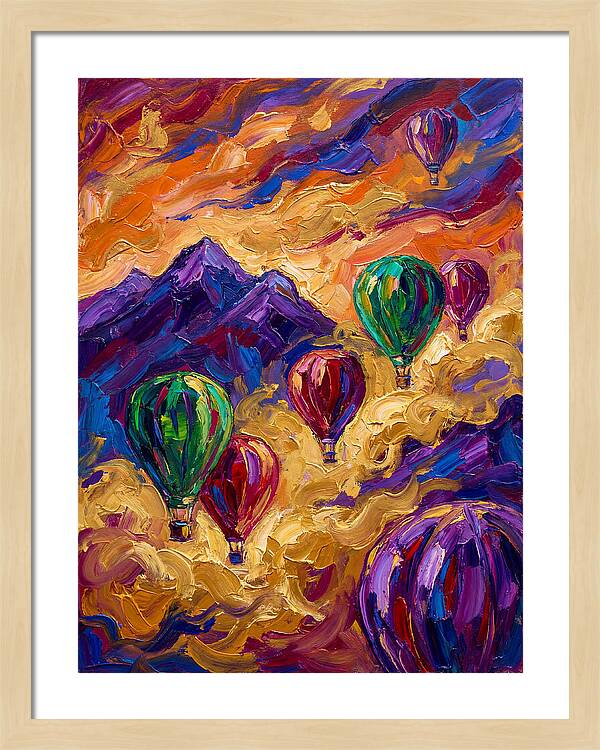 Hot Air Balloons In The Sky