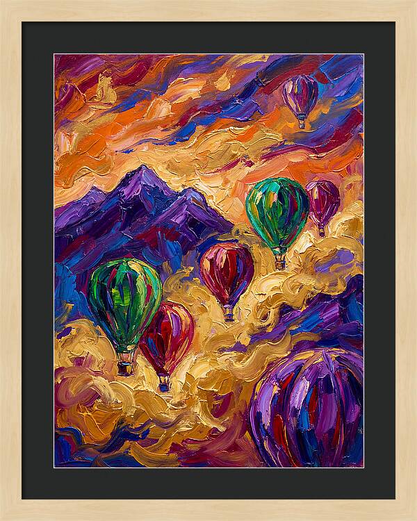 Hot Air Balloons In The Sky