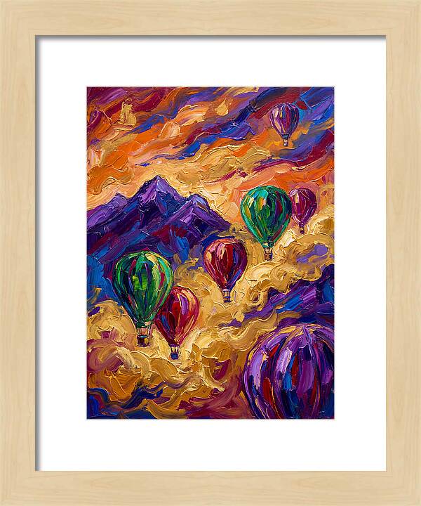 Hot Air Balloons In The Sky