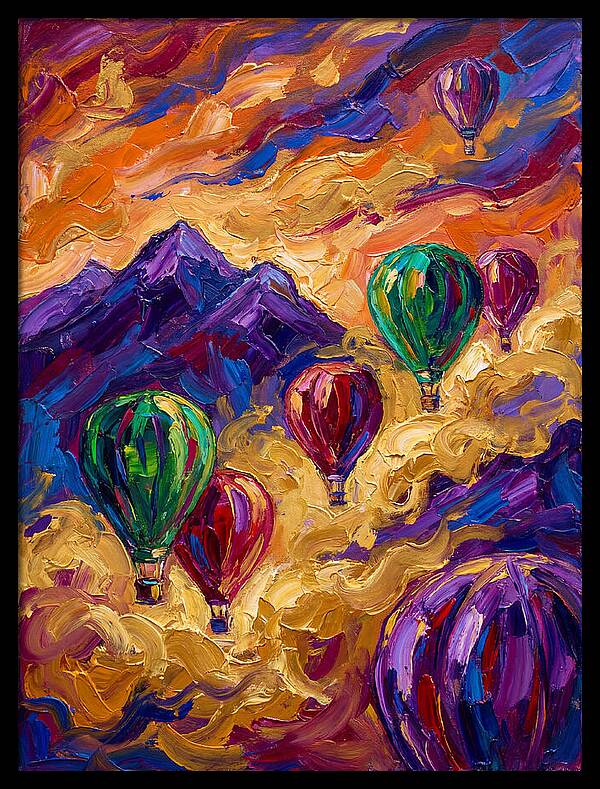 Hot Air Balloons In The Sky