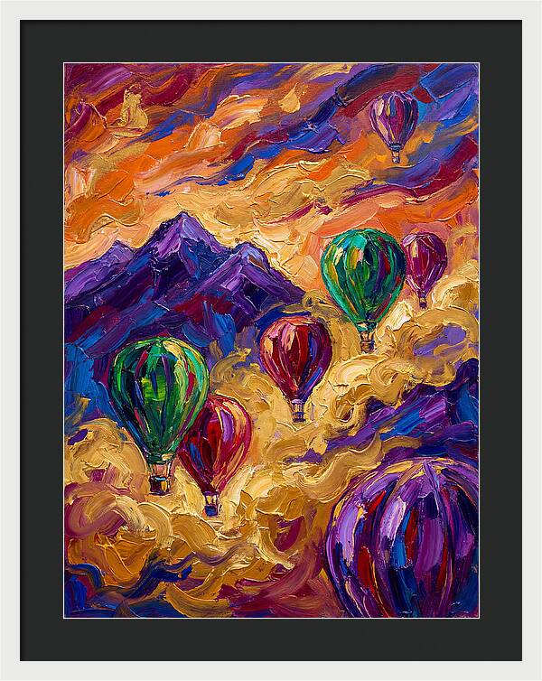 Hot Air Balloons In The Sky