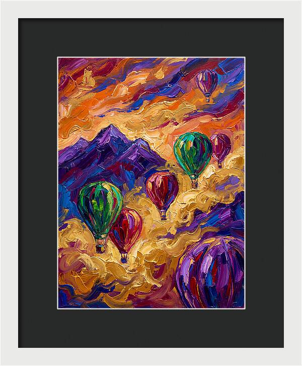 Hot Air Balloons In The Sky