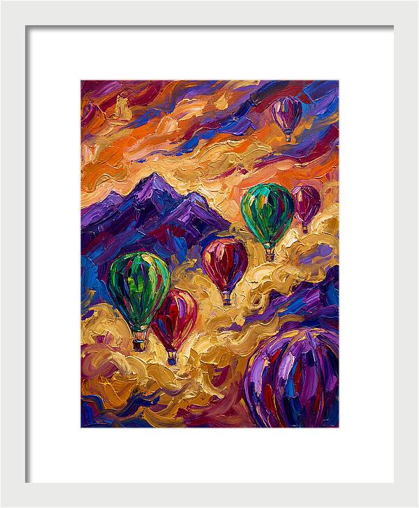 Hot Air Balloons In The Sky