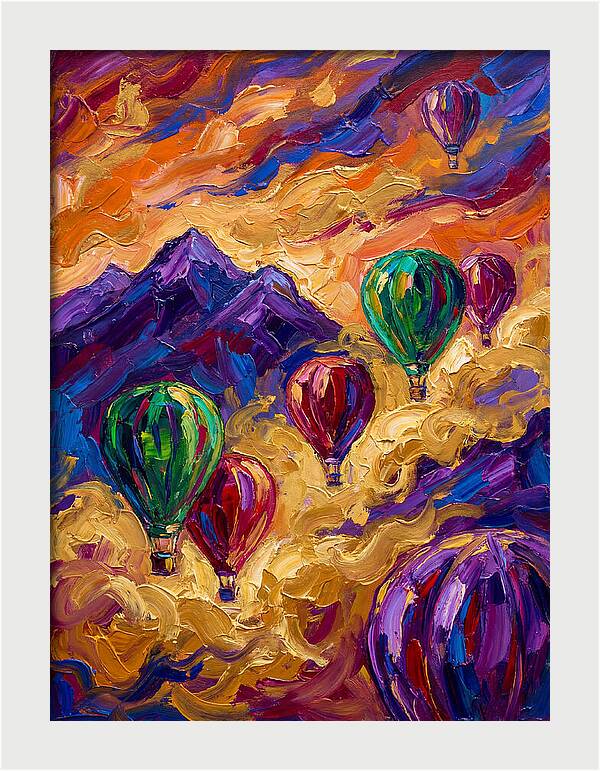 Hot Air Balloons In The Sky