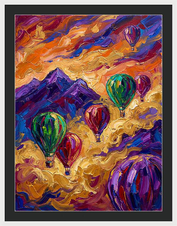 Hot Air Balloons In The Sky