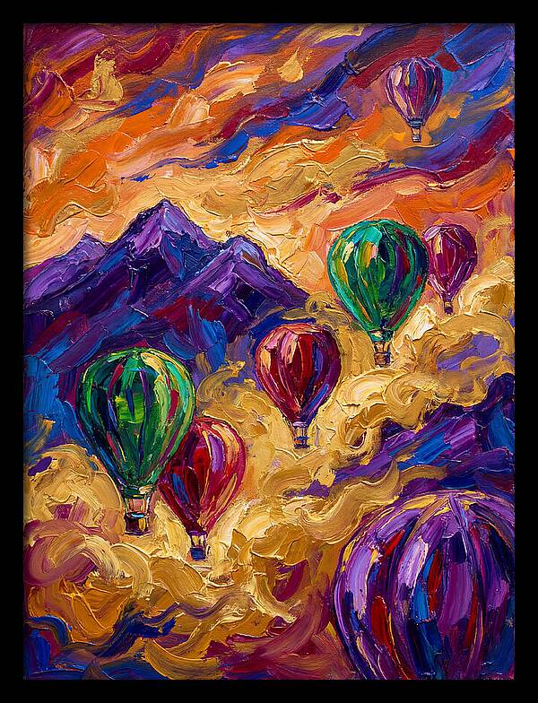 Hot Air Balloons In The Sky