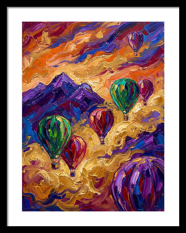 Hot Air Balloons In The Sky