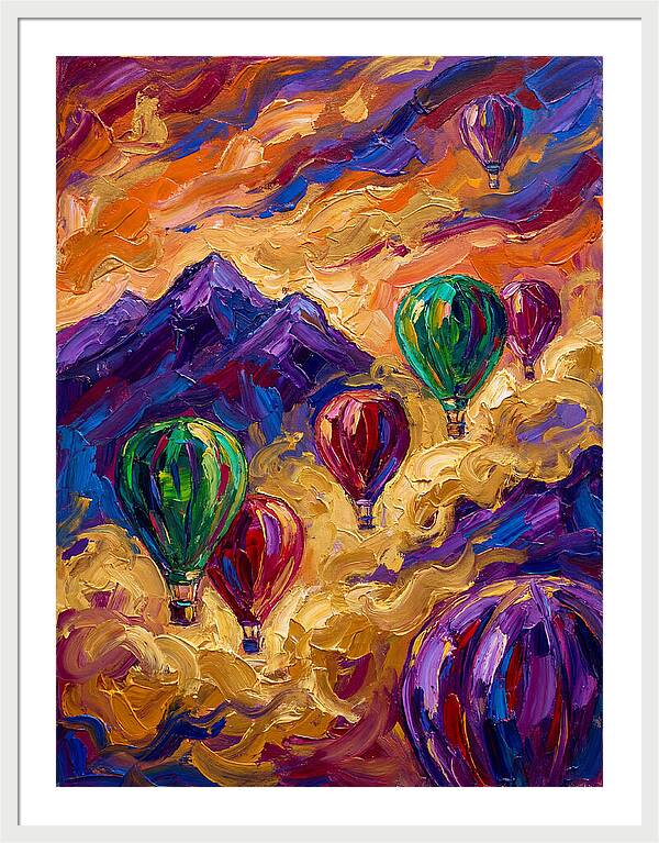 Hot Air Balloons In The Sky