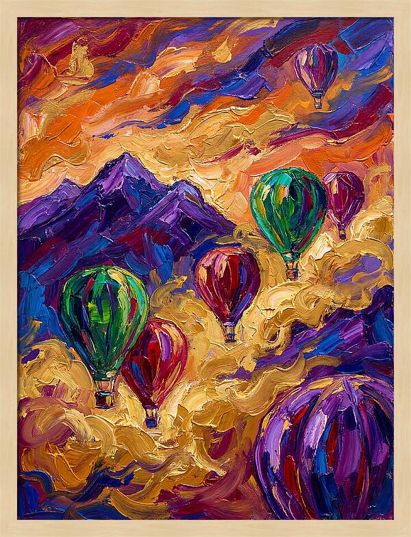 Hot Air Balloons In The Sky