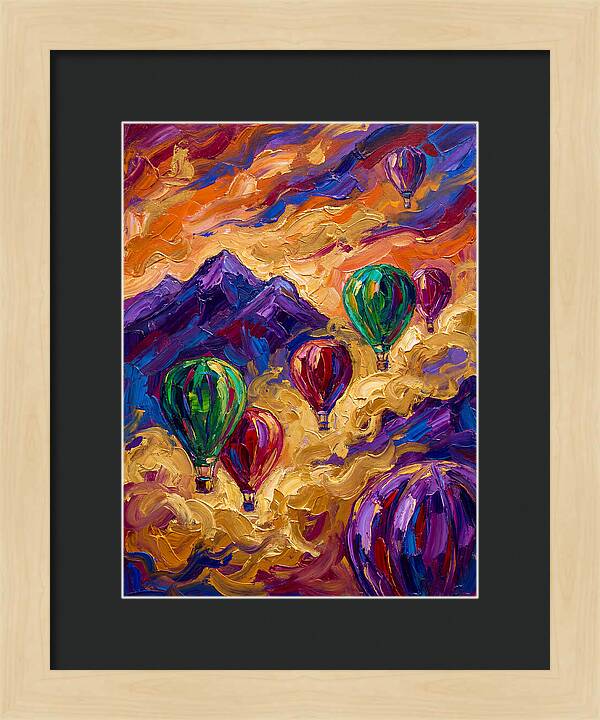 Hot Air Balloons In The Sky