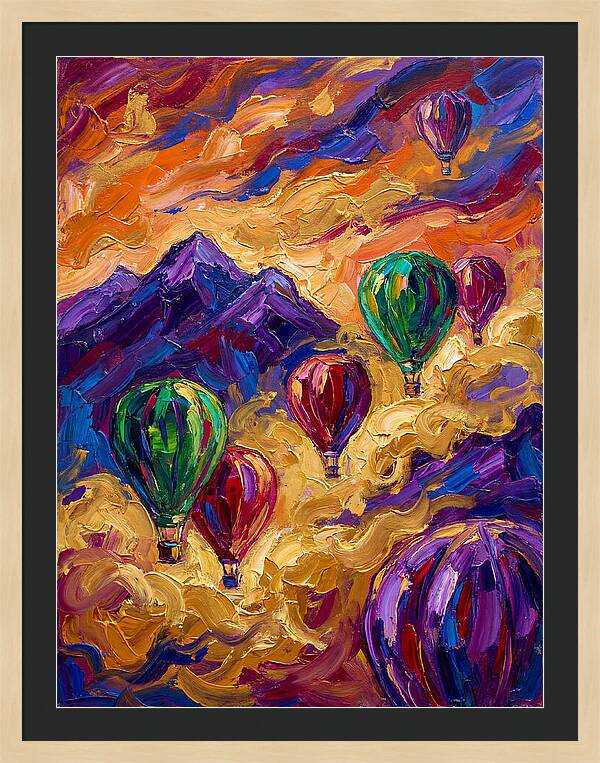 Hot Air Balloons In The Sky