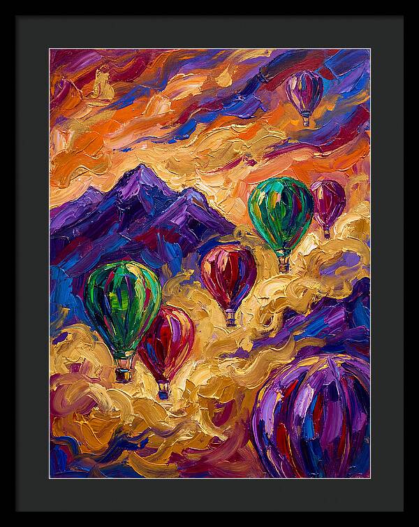 Hot Air Balloons In The Sky