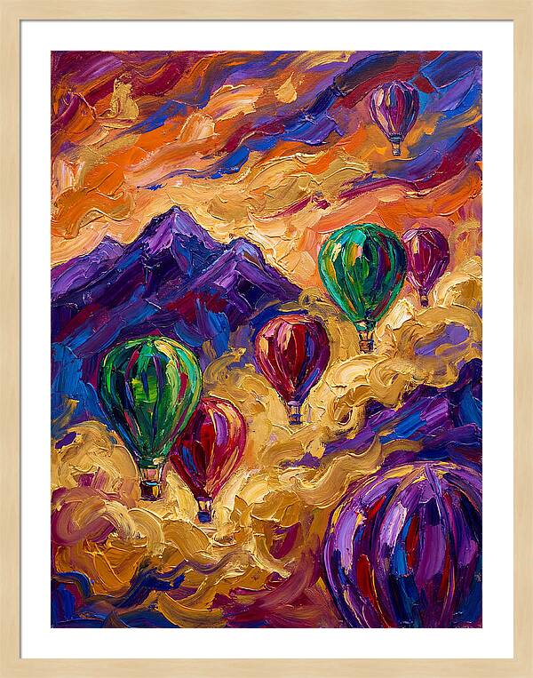 Hot Air Balloons In The Sky
