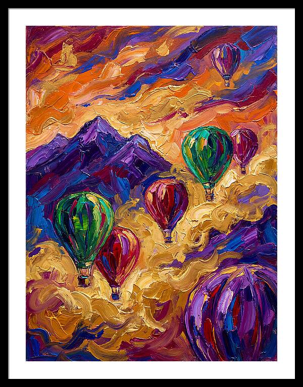 Hot Air Balloons In The Sky